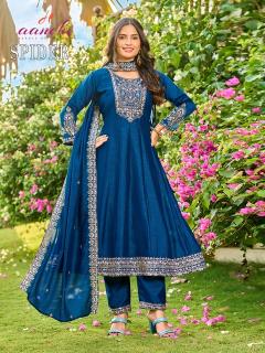 Aanchi spider anarkali wholesale bazaar kurti